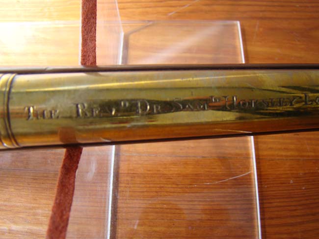 A Flintlock brass barreled blunderbuss made in 1793 for The Reverand Dr. Samuel Horsley, Lord Bishop of Rochester and Dean of Westminster. — image 7